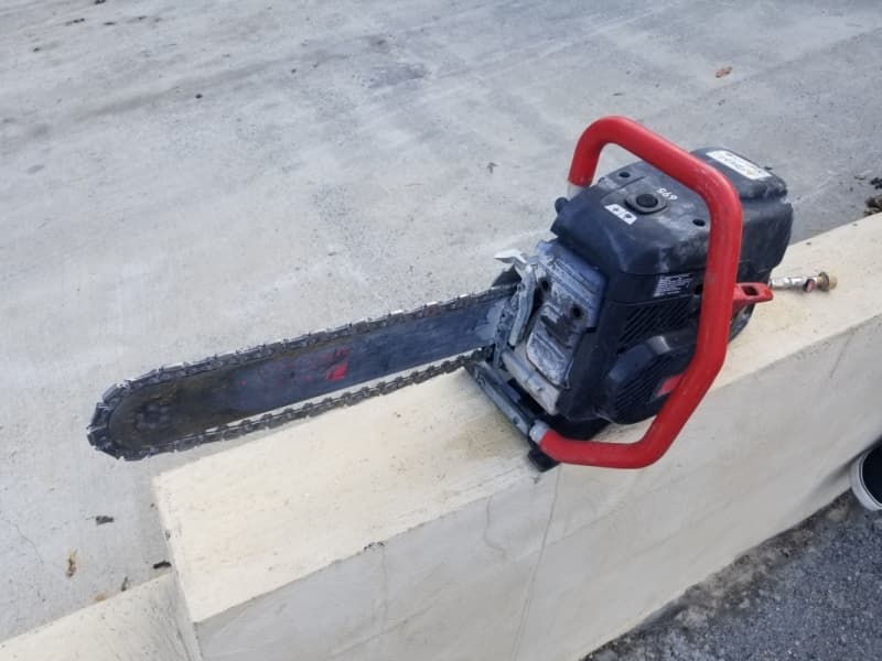 Gas Concrete Cutting Chain Saw
