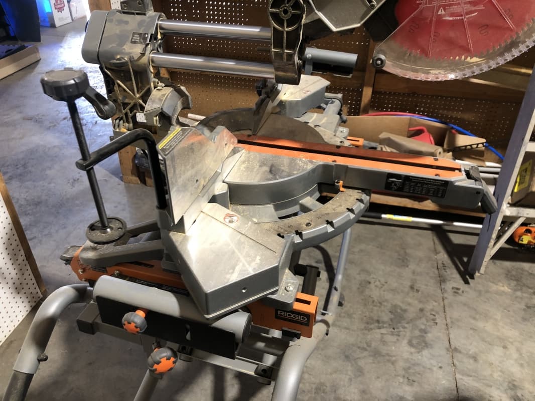 12" Compound Miter Saw, Ridgid
