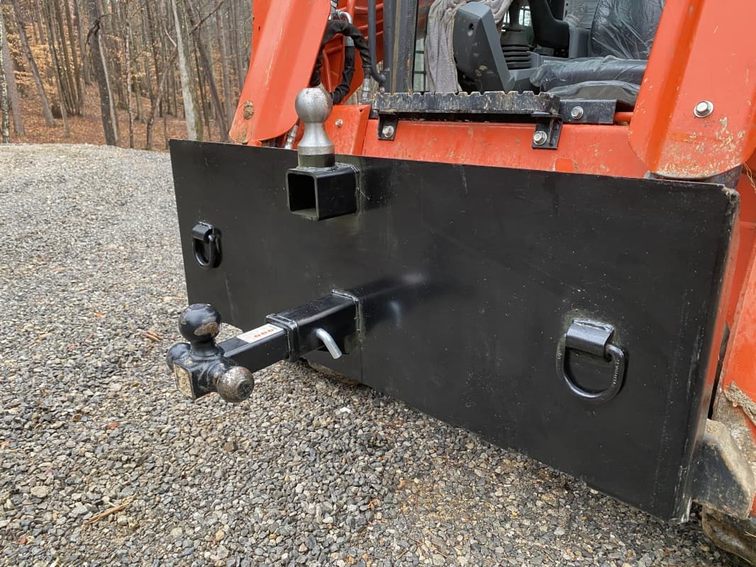 Trailer Hitch Skid Steer Quick Attachment