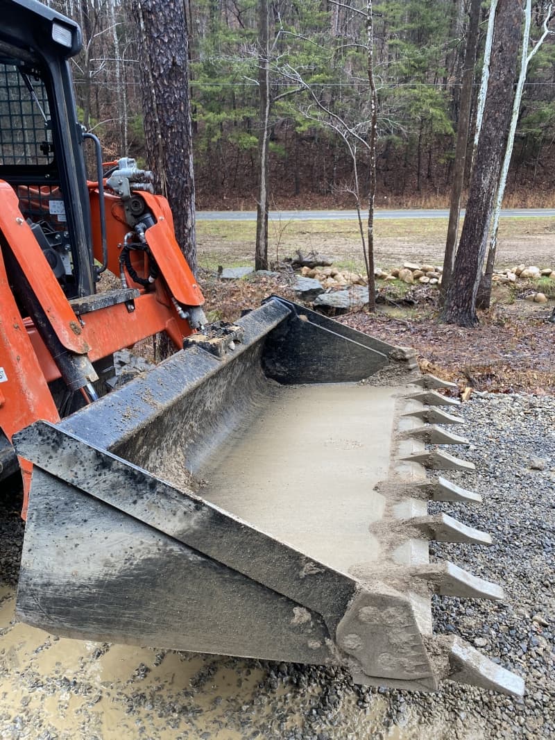 Skid Steer Quick Attach 80” Tooth Bucket