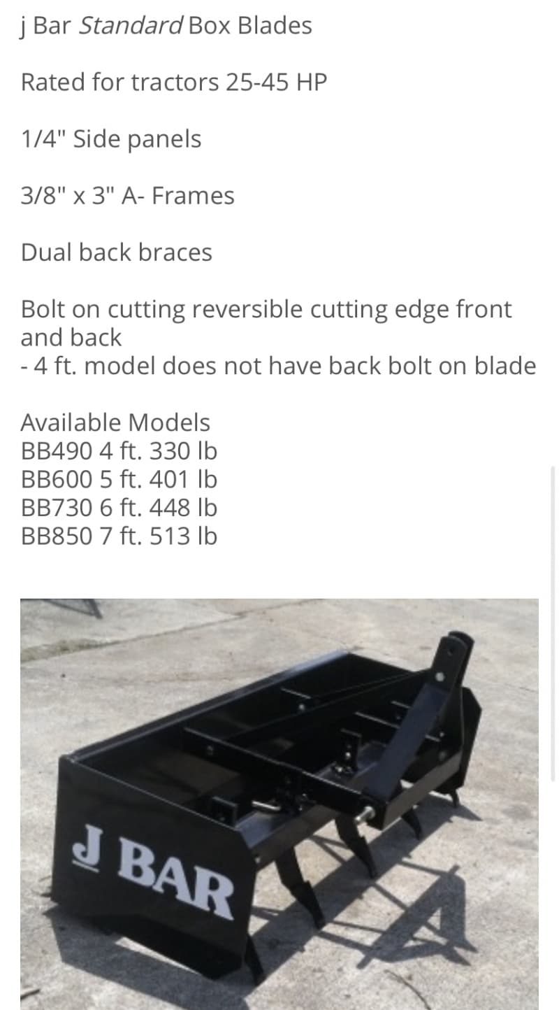 Tractor Box Scrape