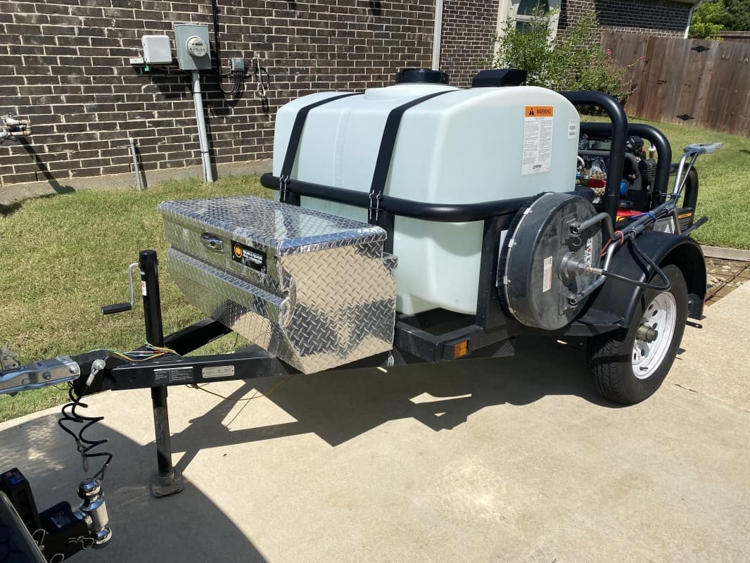 Trailer Mounted Pressure Washer