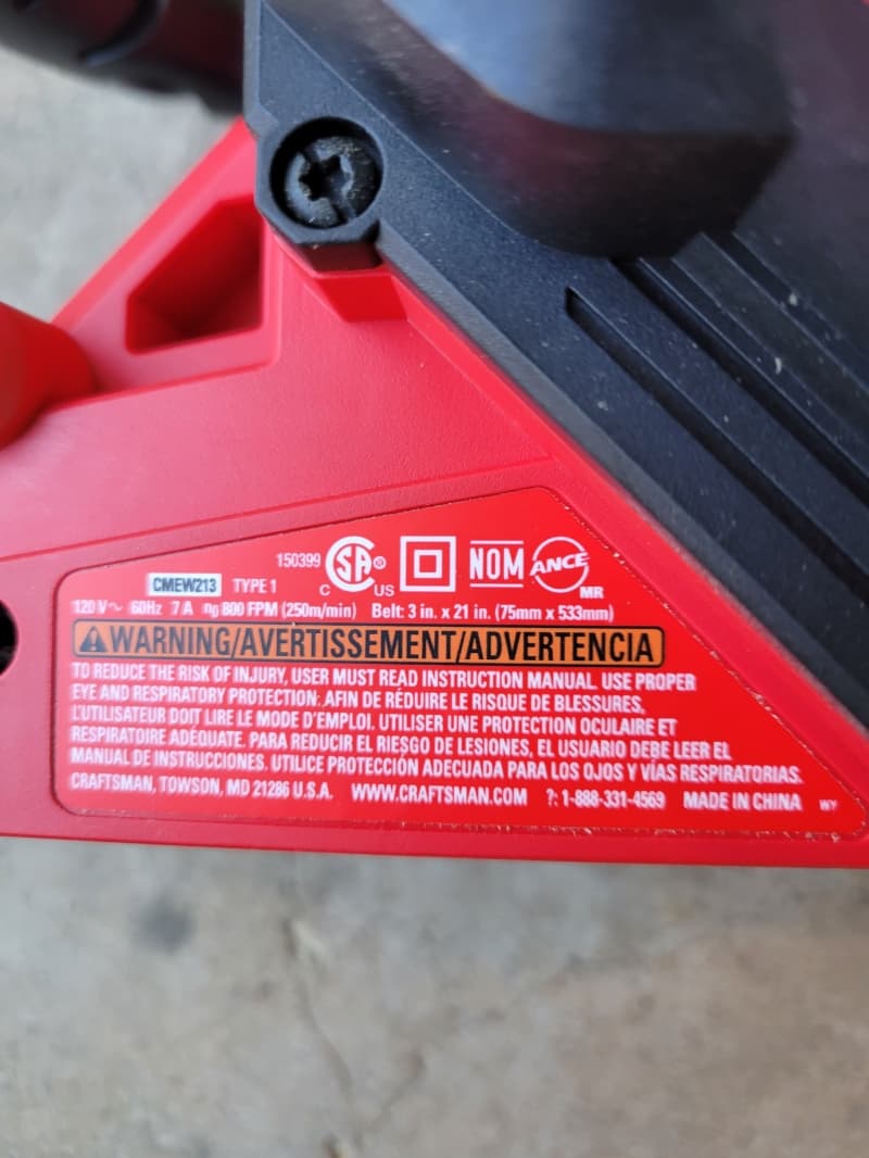 Belt Sander