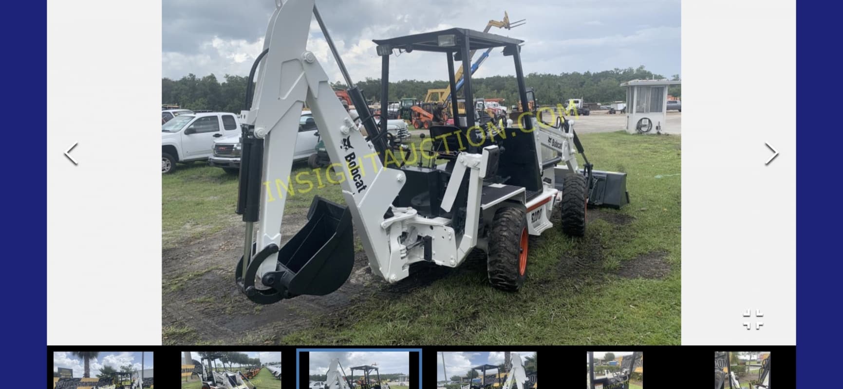 Bobcat b100 loader excavator