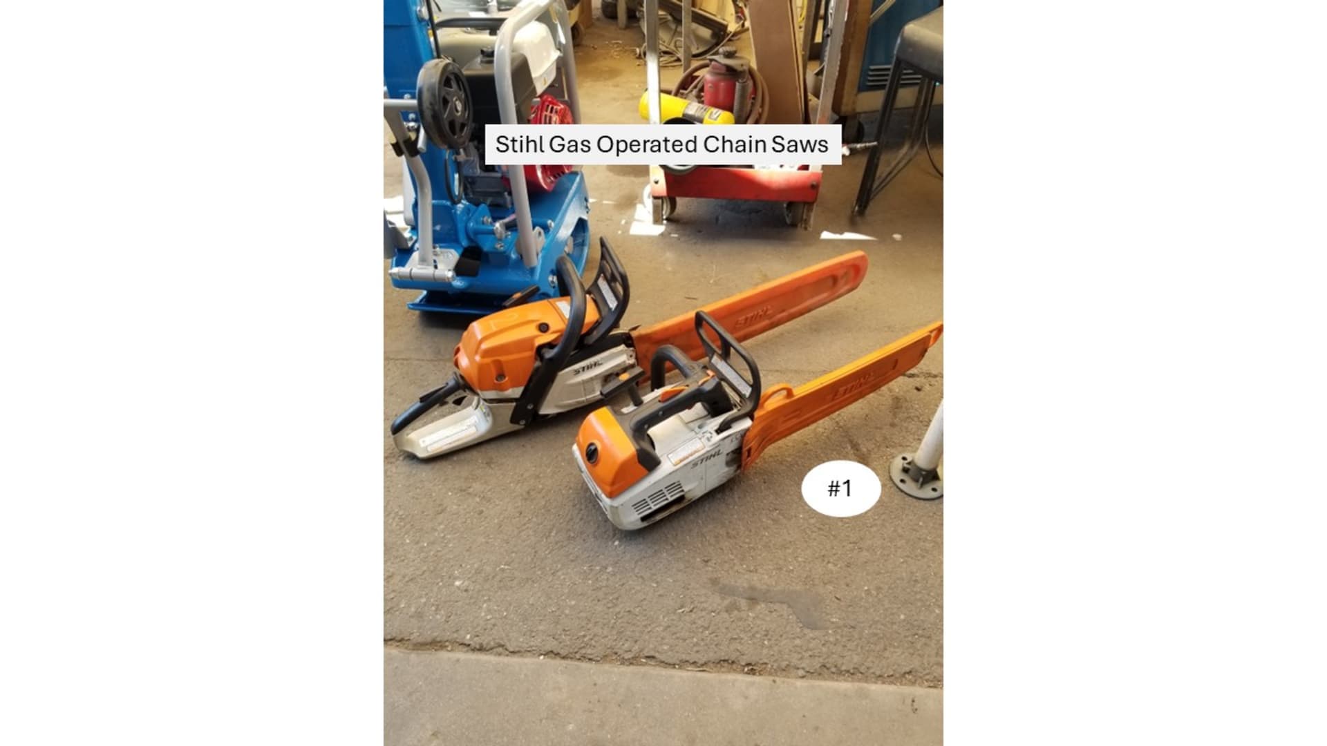 Stihl Gas Operated Chain Saw- #01