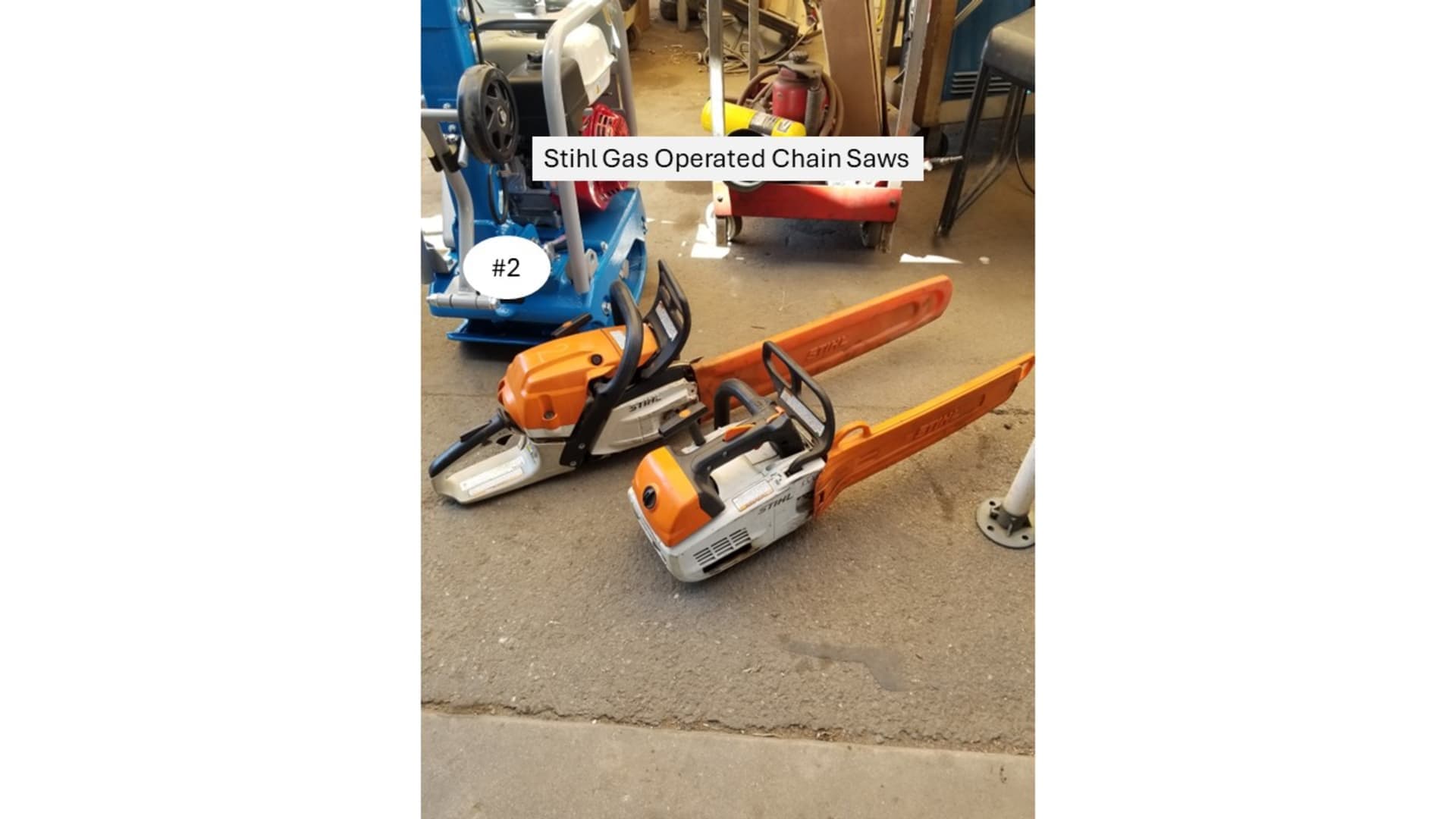 Stihl Gas Operated Chain Saw #02