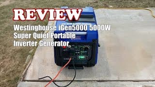 Westinghouse iGen5000 Portable Inverter Generator Review 2025