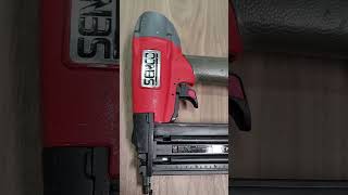 SENCO 18G BRAD GUN #shop #custom #woodwork #woodworking #wood #tools #airtools #project #retail