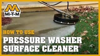 How to Use a Pressure Washer Surface Cleaner