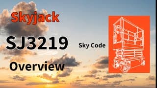 Up Close with the Skyjack SJ 3219, Overview of operation and emergency procedures