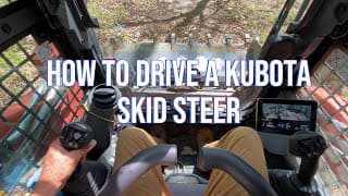 How to start and drive a skid steer. Primarily Kubota SVL75 but applies to skid steers in general