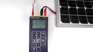 How to perform an automatic test sequence IV curve mode 2 using the PV200 or 210 1