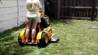 36" Wright Stander Commercial Mower - So easy to use mom can even do it....