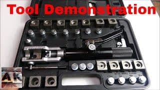 How To Make a Double Flare Using the Mastercool Hydraulic Flaring Tool Step by Step Demonstration