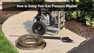 How to Setup Your Gas Pressure Washer