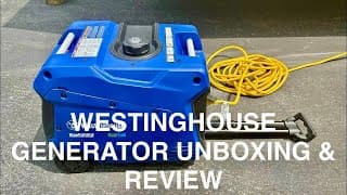 Product Review Unboxing & How to Setup New Westinghouse iGen5000DF Dual Fuel 5000 Watt Generator