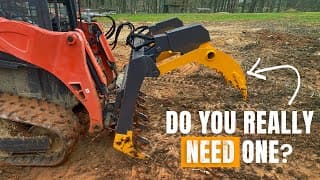 Here's A Hack For Efficient Debris Clean-Up! | Land Clearing Rake