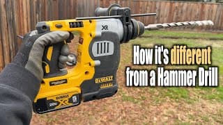 DeWalt DCH273 20V SDS Plus Rotary Hammer Review & Concrete Test