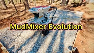 MudMixer Evolution In Action | New Safety Features + 8x16 Concrete Slab Pour!