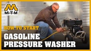 How To Start A Gas Pressure Washer