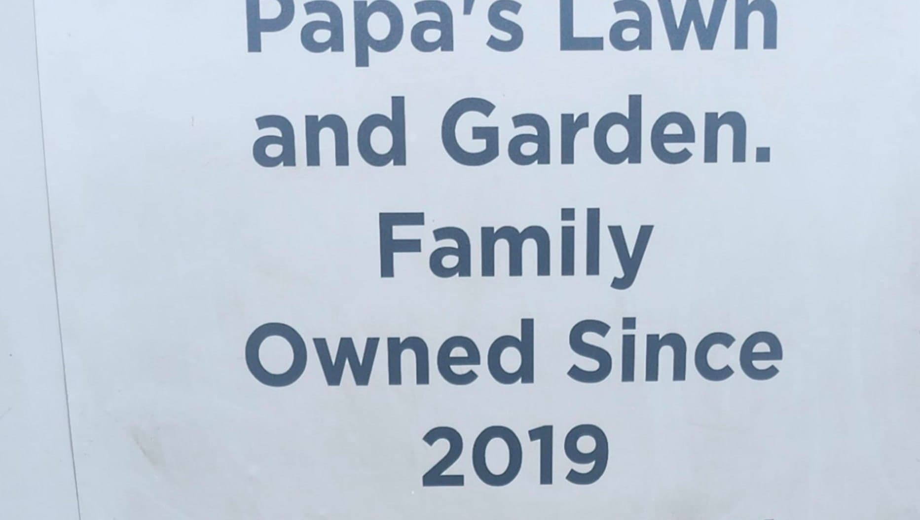 Papa's Lawn and Garden LLC cover